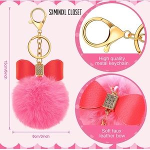 🔮🍀NEW🍀Fluffy Pom Poms Accessories for handbags/key chains/phone/backpacks